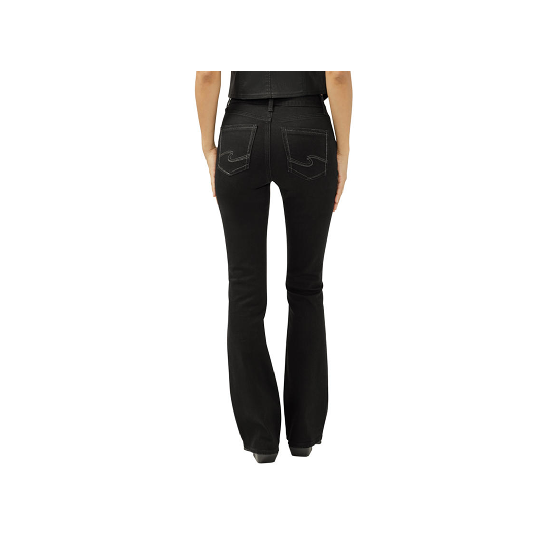Silver Jeans Co Women's Avery High Rise Bootcut Black weis-western-wear