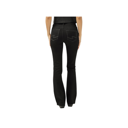 Silver Jeans Co Women's Avery High Rise Bootcut Black weis-western-wear