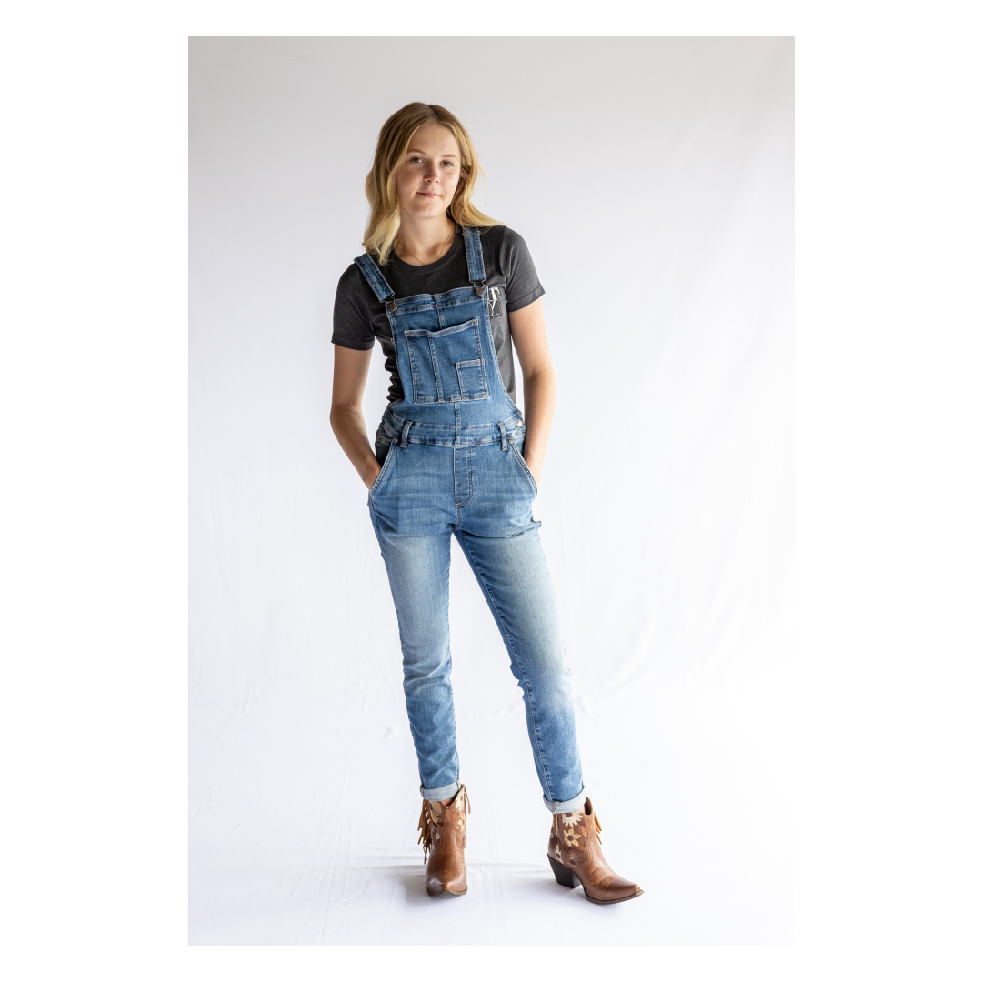 Silver Jeans Women’s Overalls Skinny Leg L217185EAE390