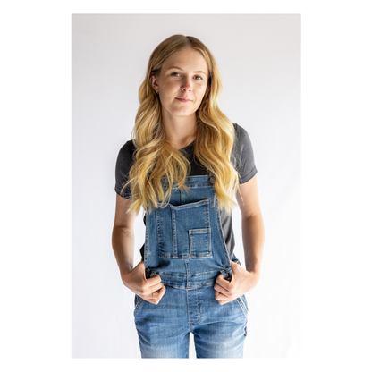 Silver Jeans Women’s Overalls Skinny Leg L217185EAE390