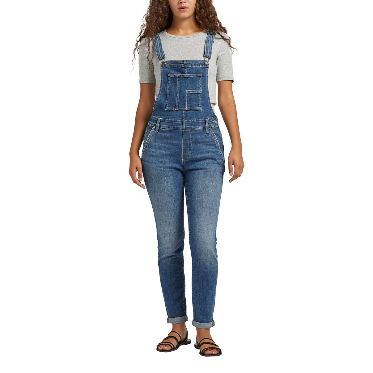 Silver Jeans Women’s Overalls Skinny Leg L217185EAE390