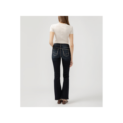 Silver Jeans Women's Suki Mid Rise Slim Bootcut Jeans