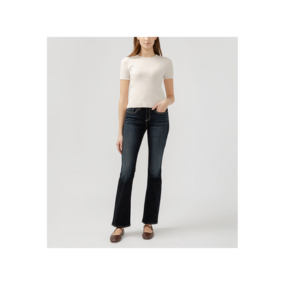 Silver Jeans Women's Suki Mid Rise Slim Bootcut Jeans