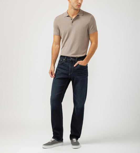 Silver Men's Machray Athletic Fit Straight Leg Jeans