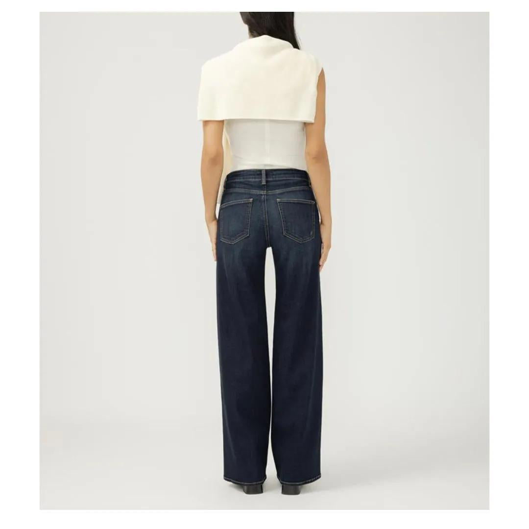 Silver Women's Suki Mid Rise Wide Leg weis-western-wear