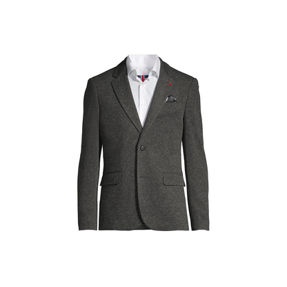 Soul Of London Men's Wool Blend Charcoal Blazer weis-western-wear