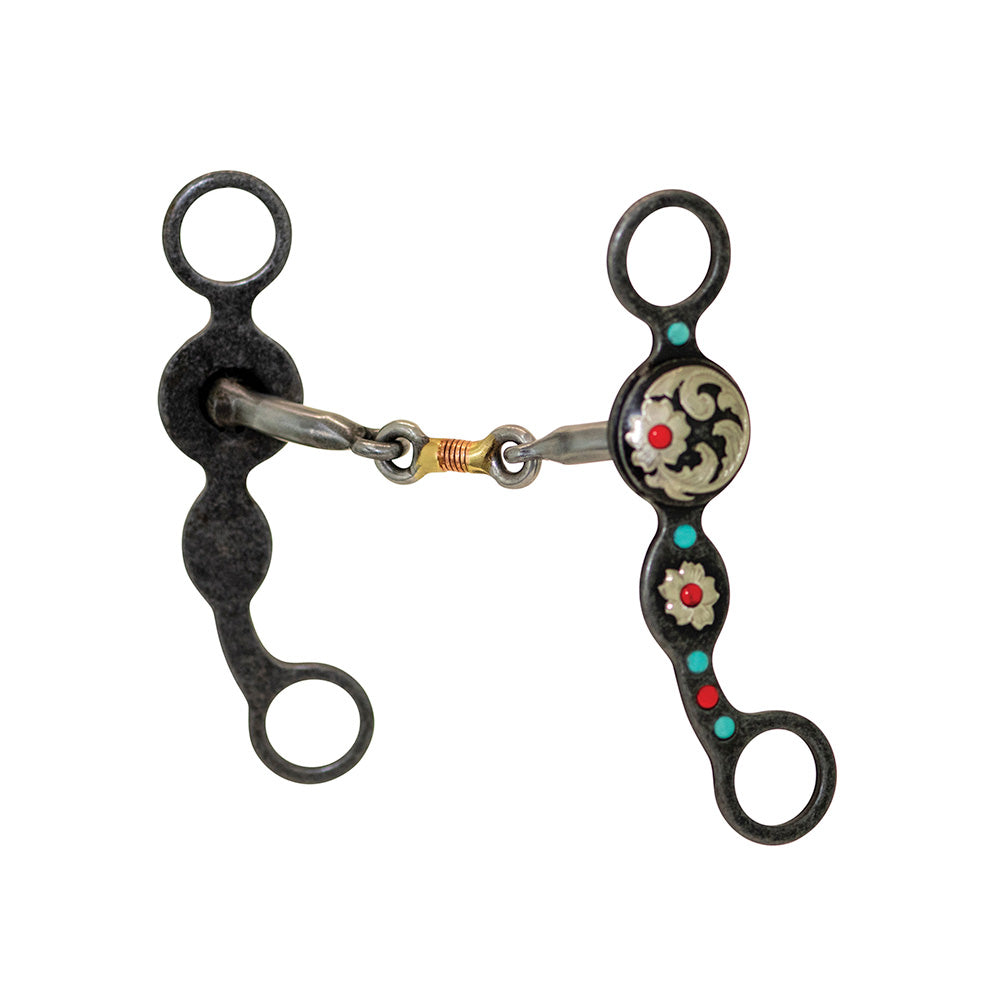 Cowboy Tack 3-piece copper jointed snaffle mouth weis-western-wear