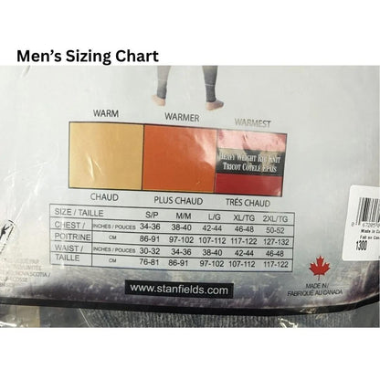 Stanfield's Men's Heavy Weight Wool Combination/ One Peice weis-western-wear