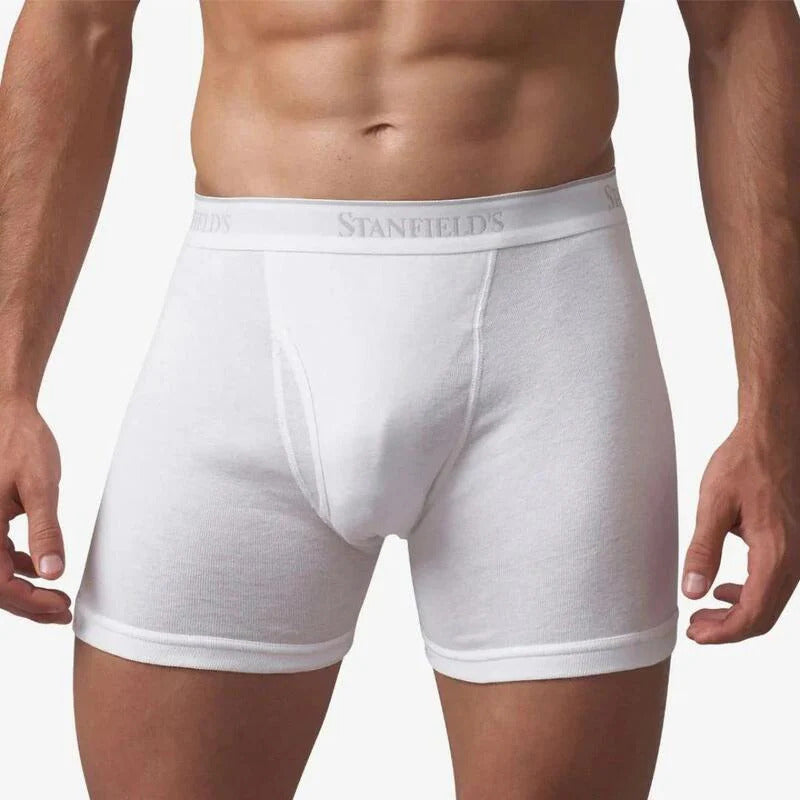 Stanfield's Men's Premium Boxer Brief-2 Pack weis-western-wear