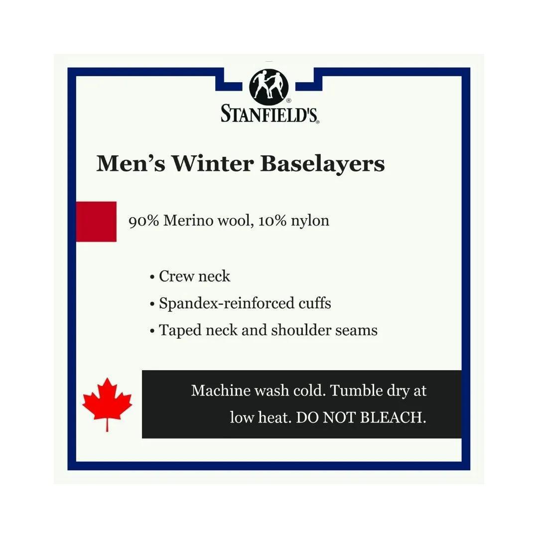 Stanfield's Men's Superwash Merino Wool Long Sleeve Shirt weis-western-wear