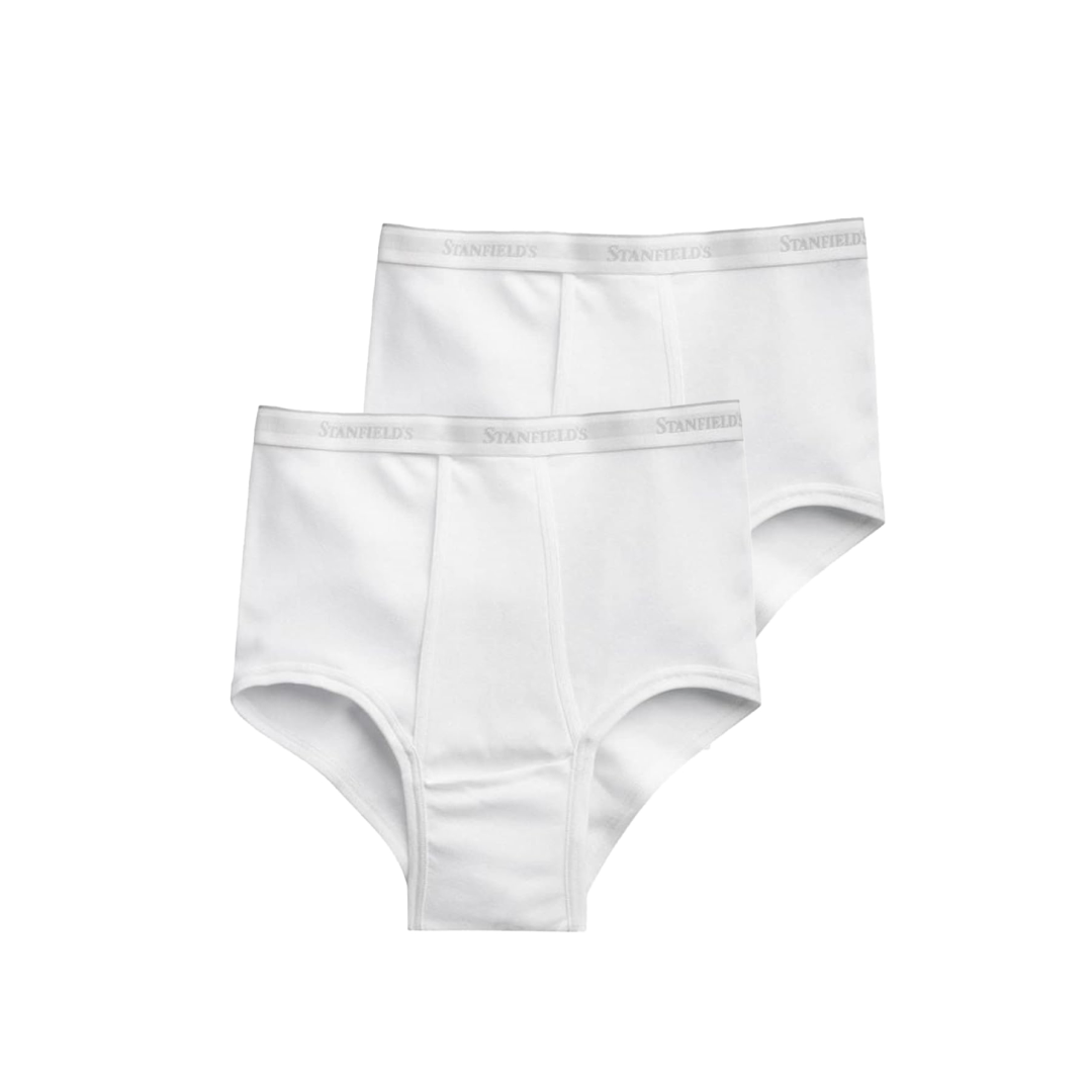 Stanfield's Men's Supreme Brief - Two Pack weis-western-wear