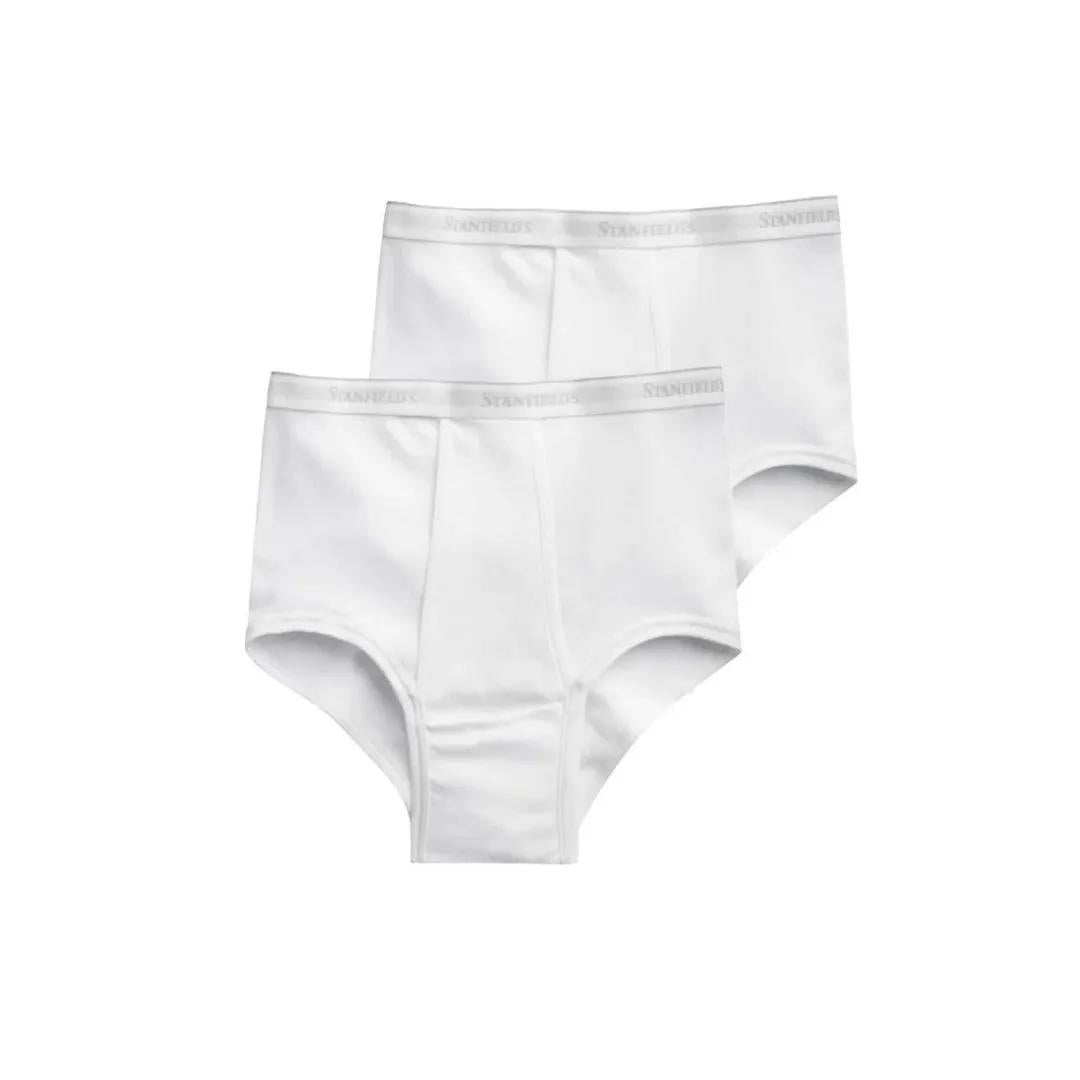 Stanfield's Men's Supreme Brief - Two Pack weis-western-wear