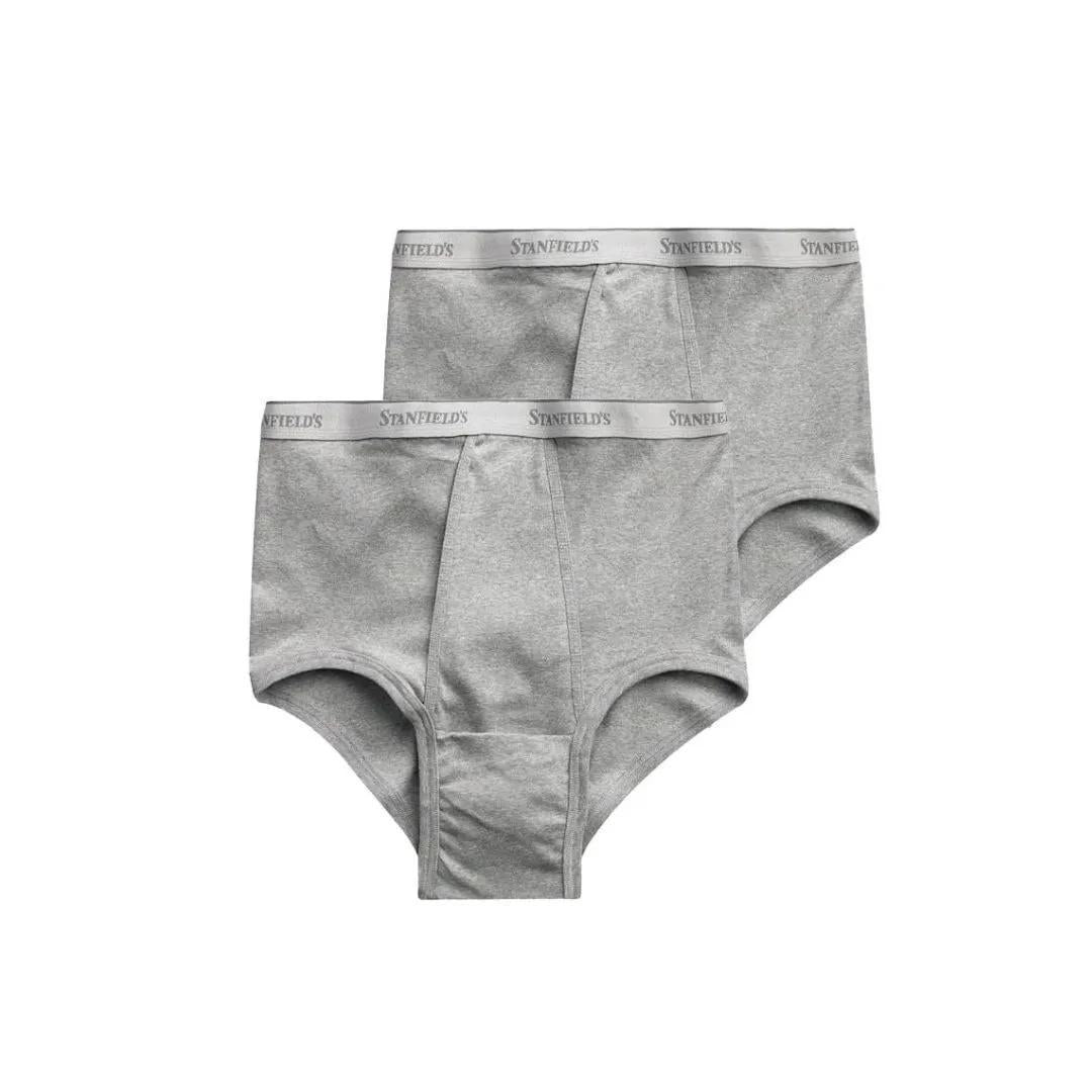 Stanfield's Men's Supreme Brief - Two Pack weis-western-wear