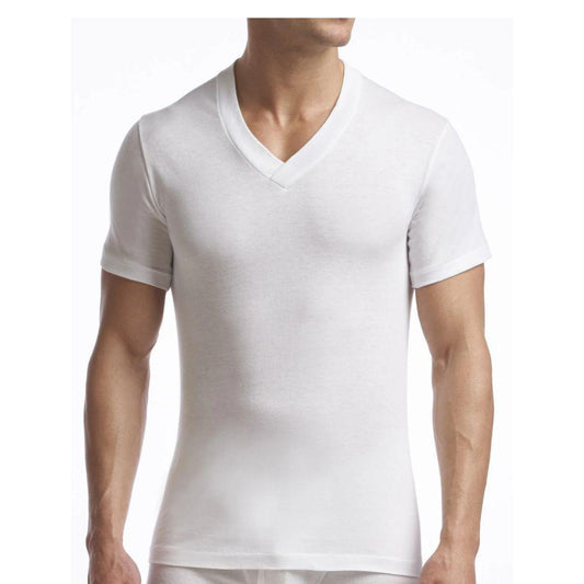 Stanfield's Men's Supreme V-neck T-shirts - Two Pack weis-western-wear