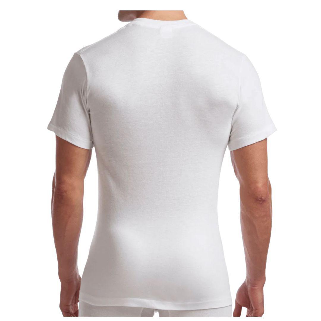 Stanfield's Men's Supreme V-neck T-shirts - Two Pack weis-western-wear