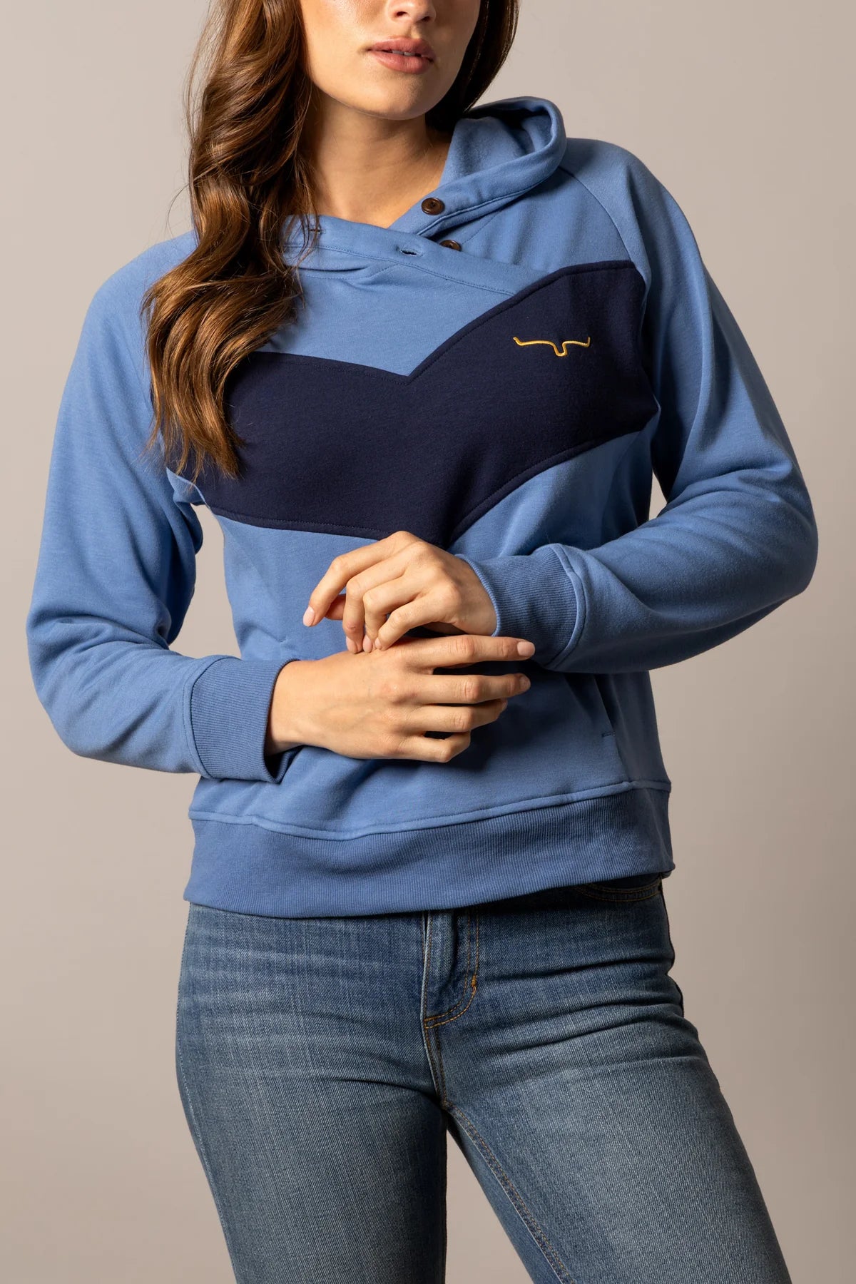 Kimes Ranch Stella Hoodie weis-western-wear
