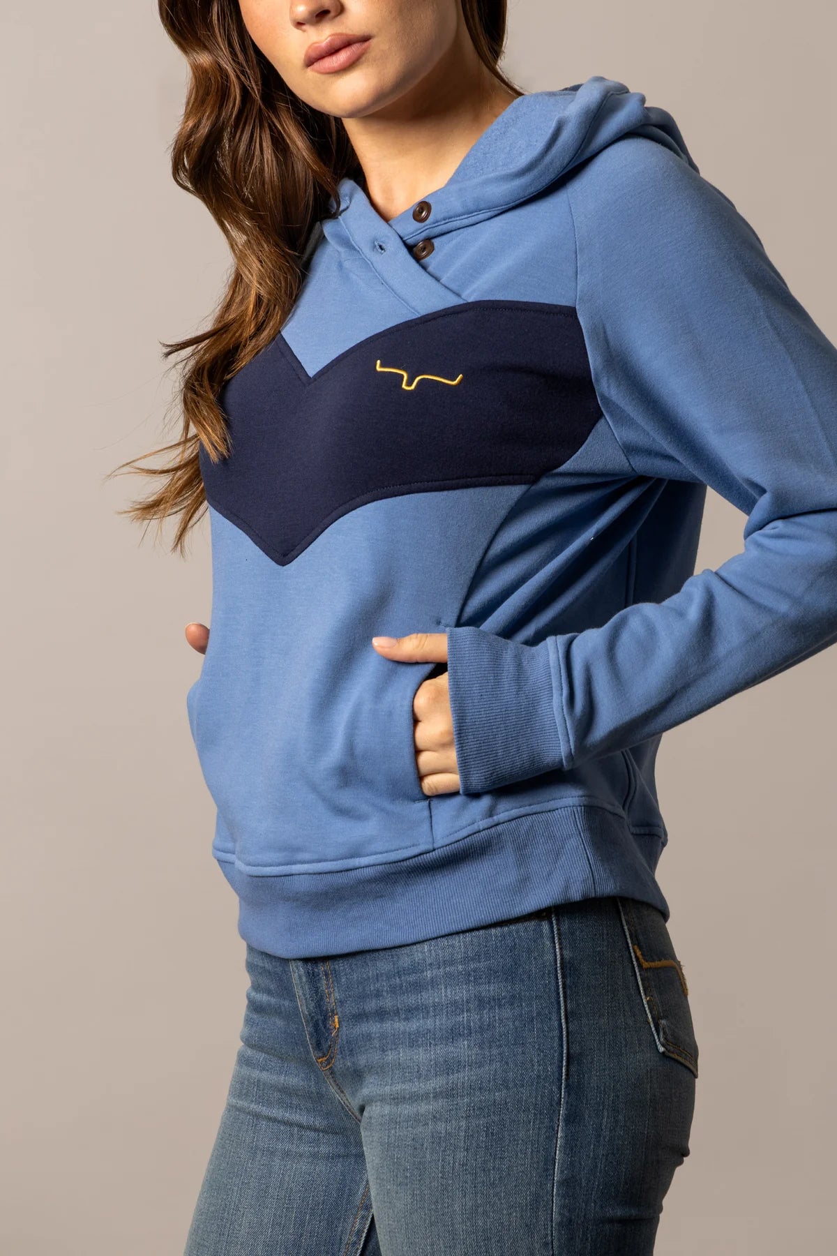 Kimes Ranch Stella Hoodie weis-western-wear