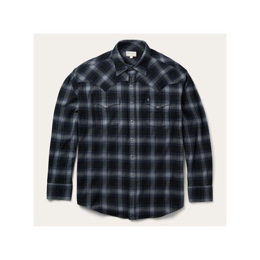 Stetson Men's Brushed Twill Plaid Western Shirt