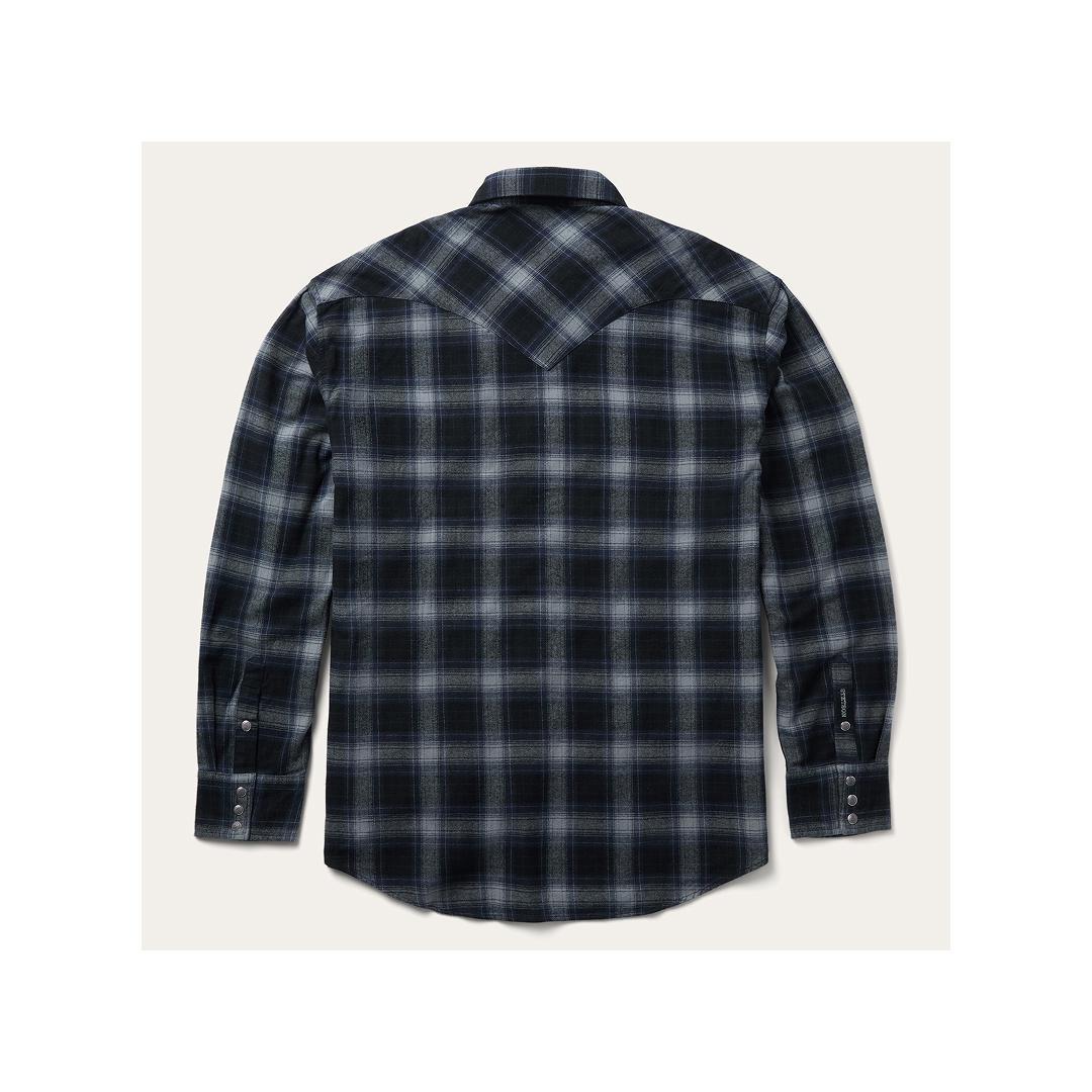 Stetson Men's Brushed Twill Plaid Western Shirt