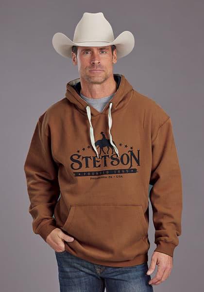 Stetson Men's Horserider And Stars Hoodie 11-097-0562-0926