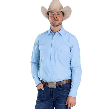 Stetson Men's Long Sleeve Western Snap Shirt