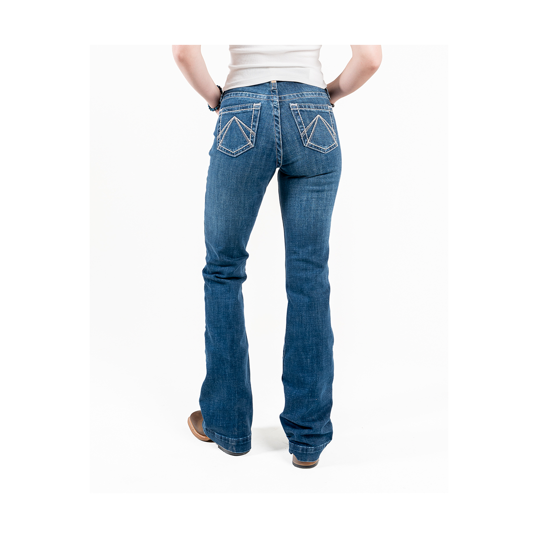 Ariat Women's High Rise Teresa Slim Trouser Jeans