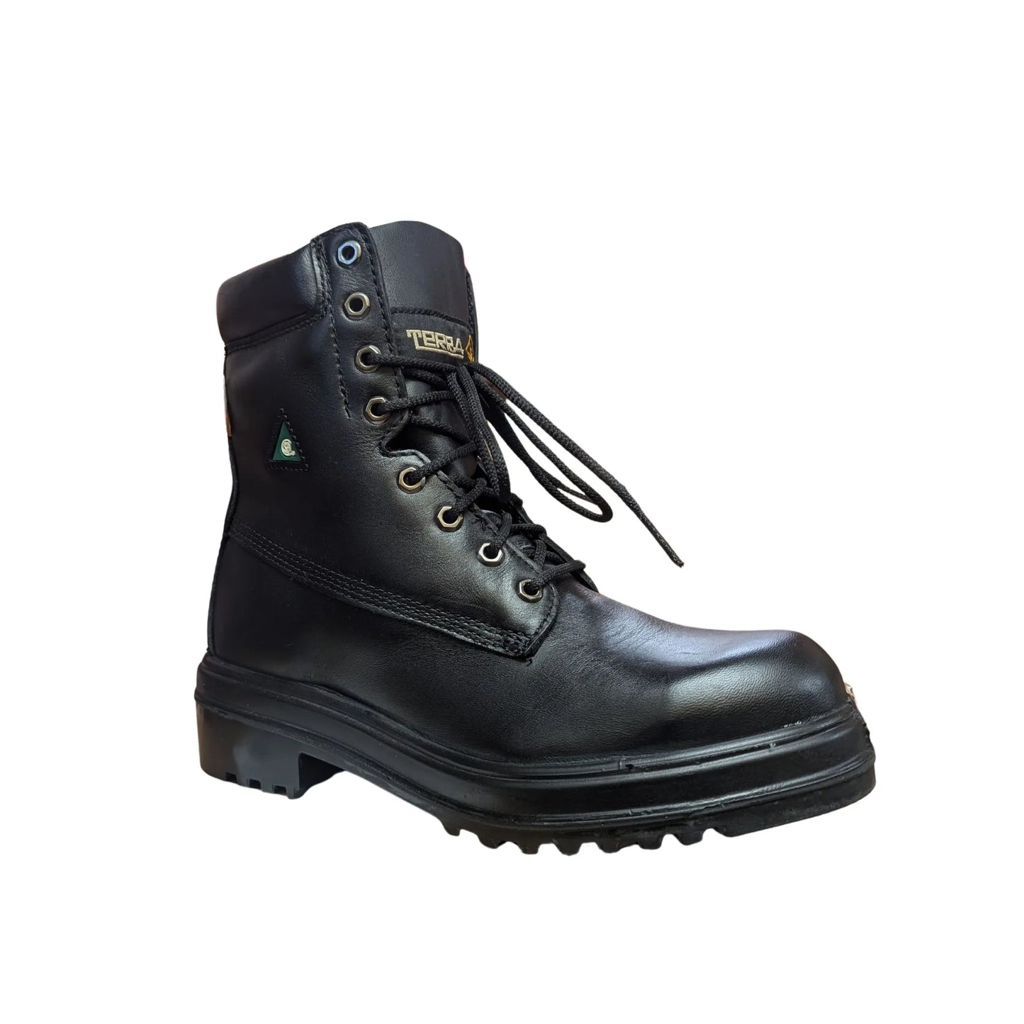 Terra Men's Lace-Up 6" Composite Toe Composite Leather Work Boots - Clearance