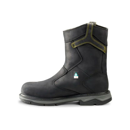 Terra Men's Patton Wellington Waterproof Aluminum Toe Pull-On Safety Work Boot