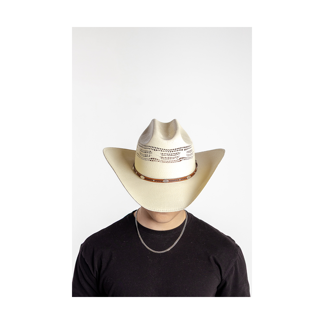 Master Hatters of Texas Tomahawk 20X White Straw Cowboy Hat