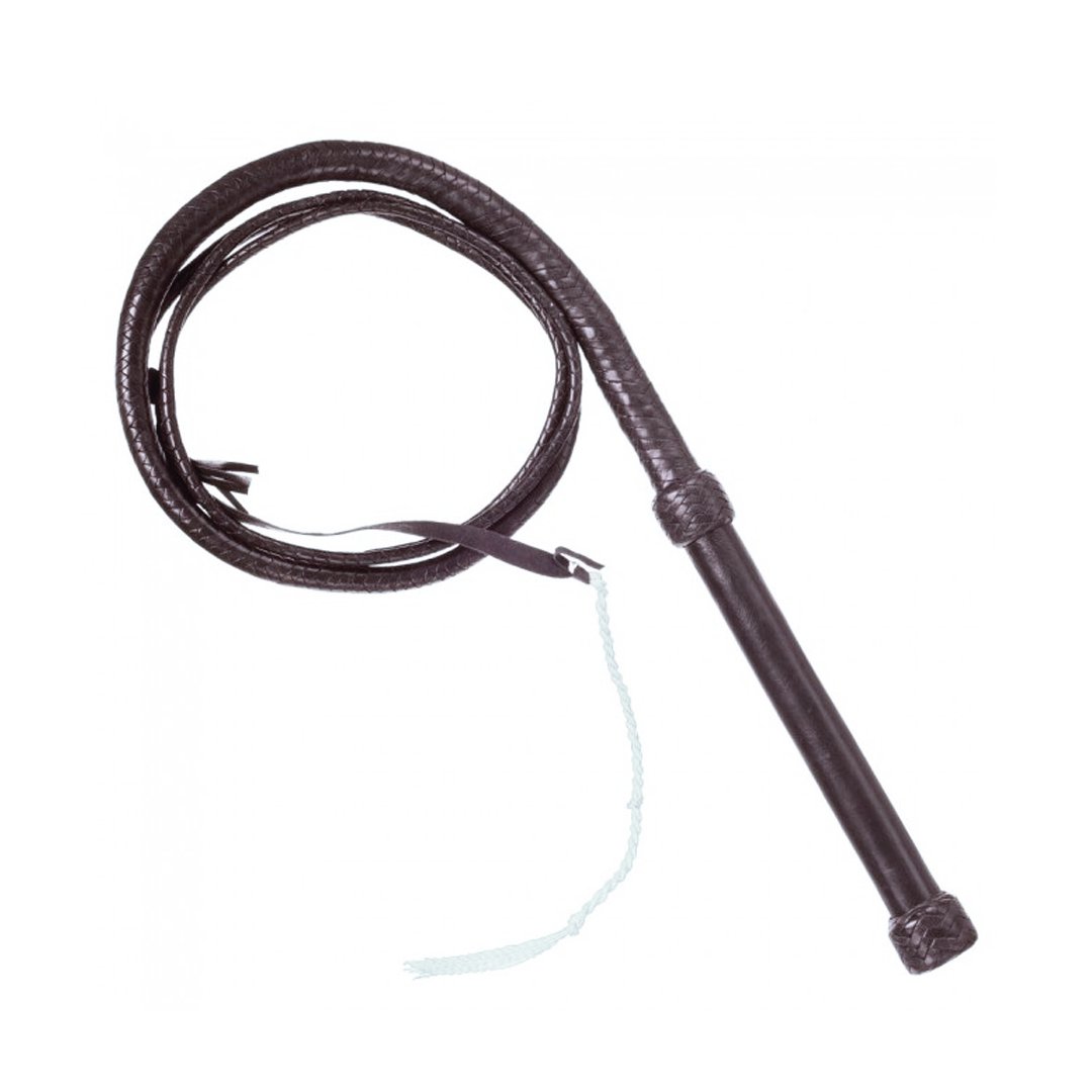 Tough 1 Black 8 Feet Deluxe Braided Bull Whip Brown 29-9208-7-0 - Tough 1