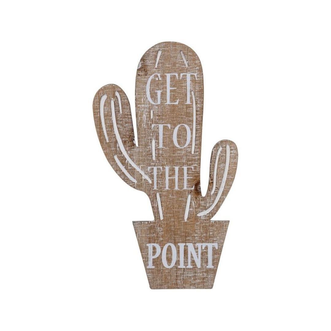 Tough 1 Wood Cactus Sign