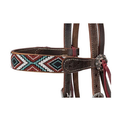 Tough1 Juniper Beaded Browband Headstall