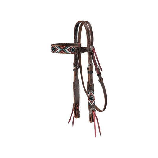 Tough1 Juniper Beaded Browband Headstall