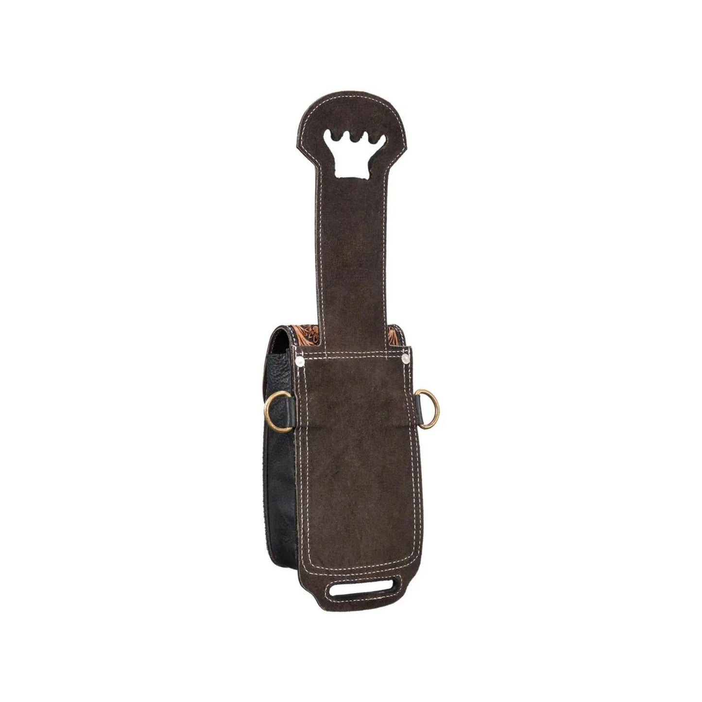 Tough 1 Leather Rear Cinch/Horn Bag