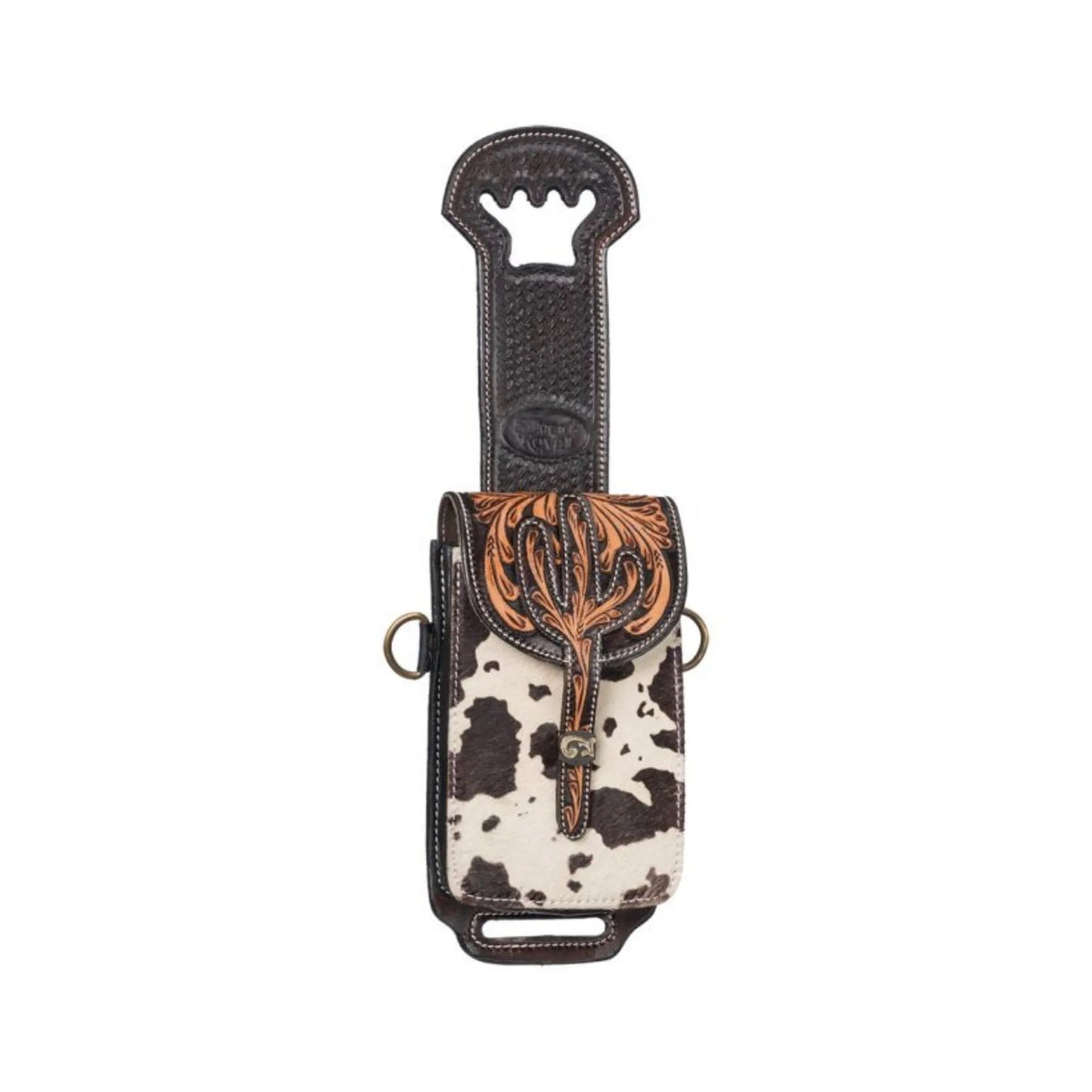 Tough 1 Leather Rear Cinch/Horn Bag