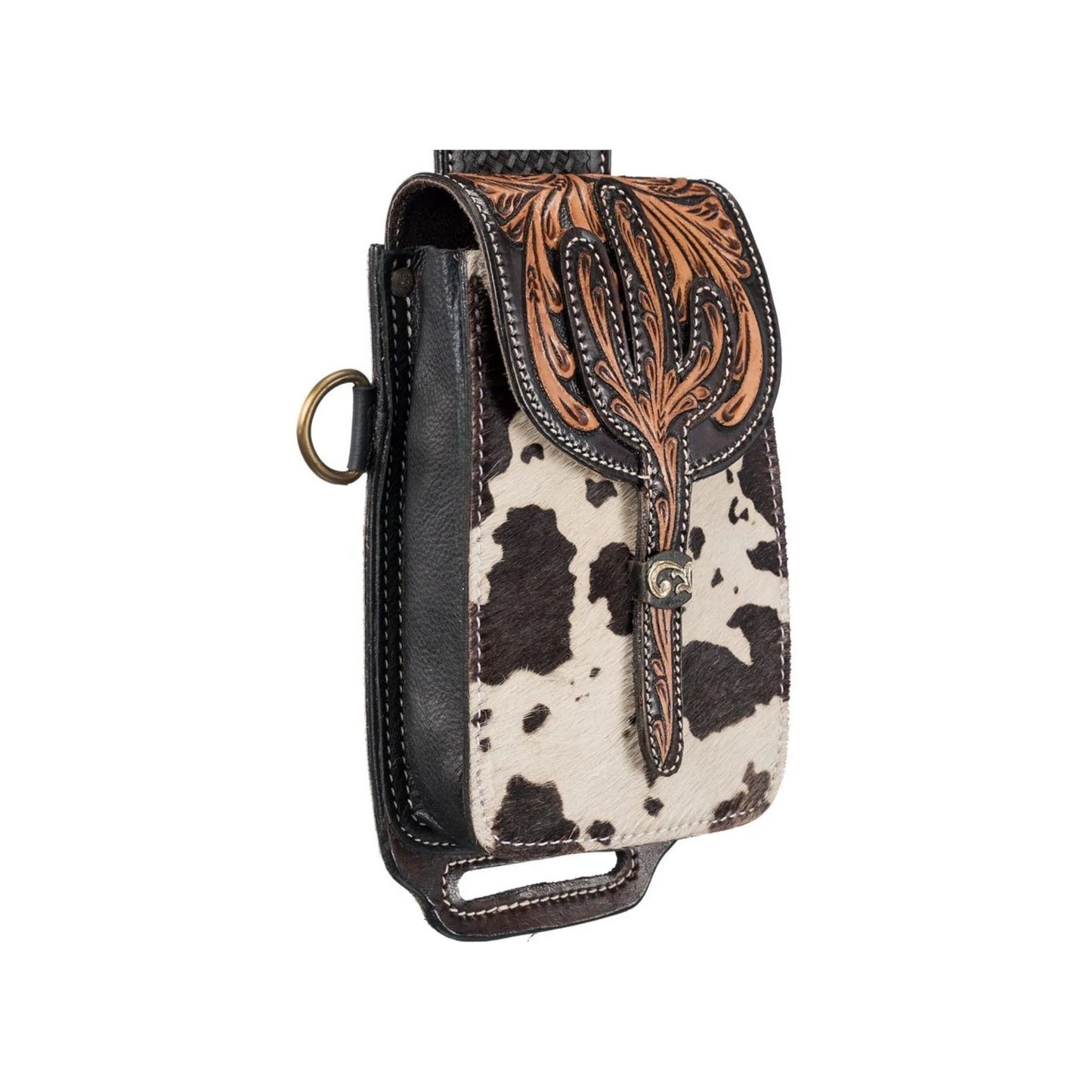 Tough 1 Leather Rear Cinch/Horn Bag