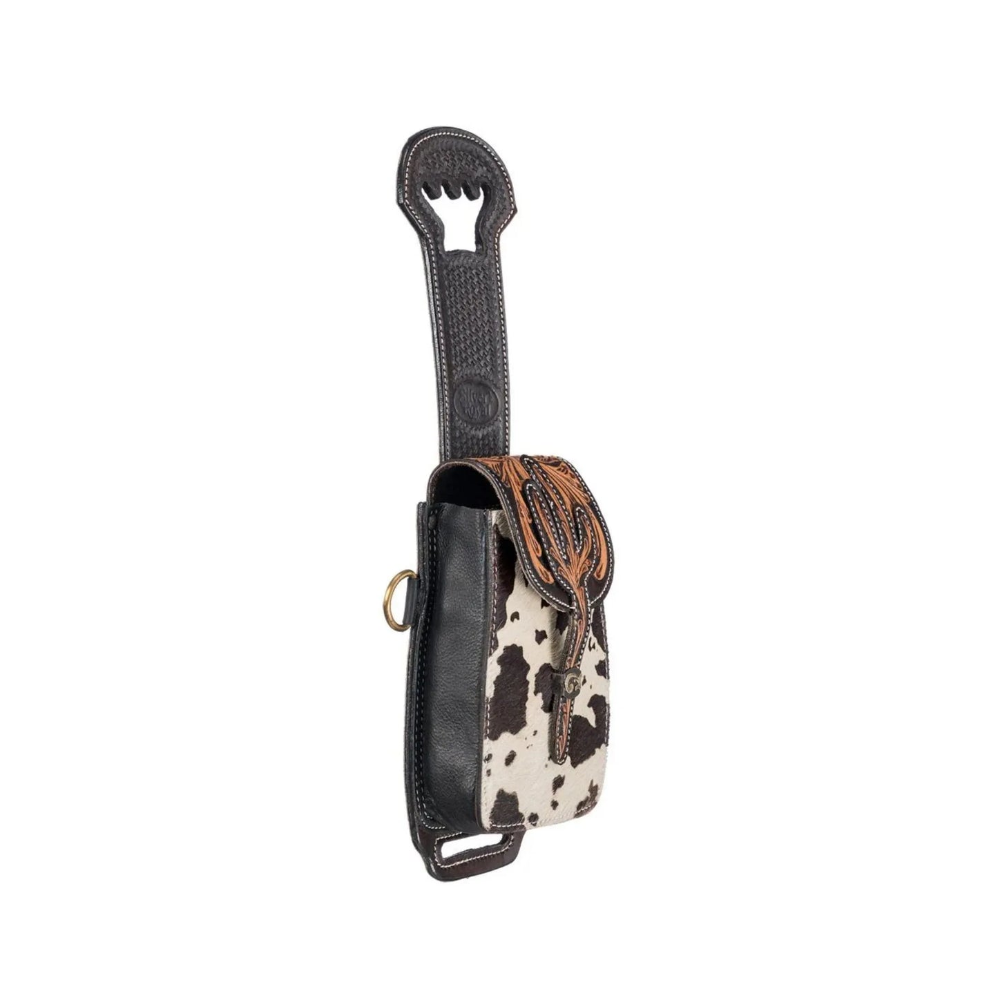 Tough 1 Leather Rear Cinch/Horn Bag