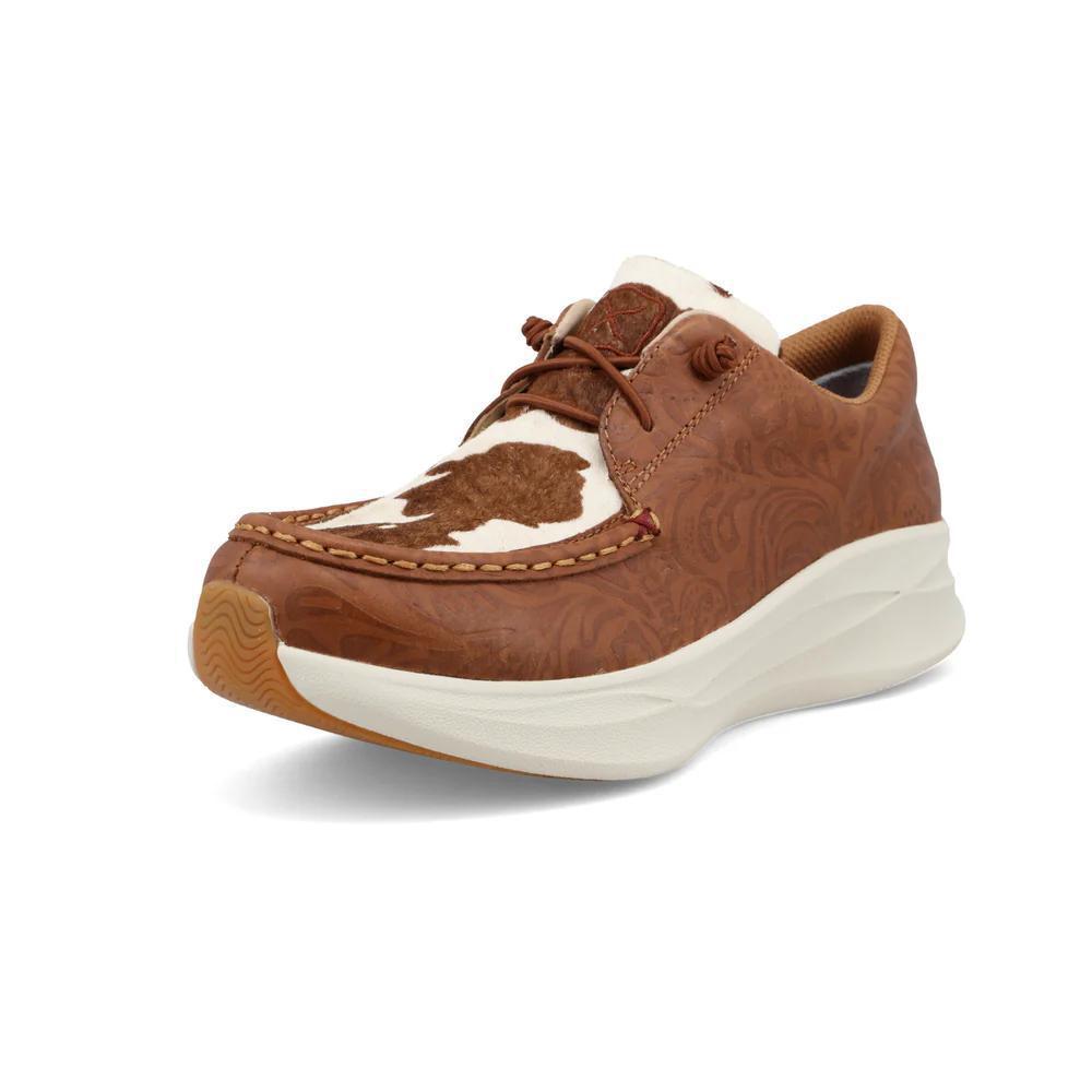 Twisted X Women's Feather X Casual Cowhide Tooled Leather Shoe