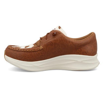Twisted X Women's Feather X Casual Cowhide Tooled Leather Shoe