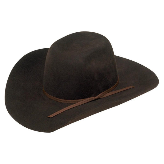 Twister Youth Brown Wool Cowboy Hat T7234447