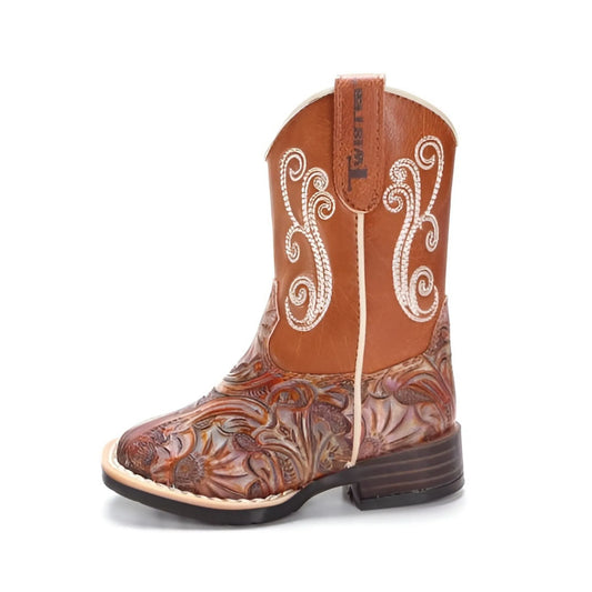 Twister Children's Elizabeth Floral Tooled Boot weis-western-wear