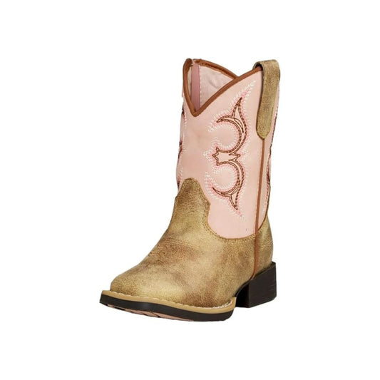 Twister Girl's Posy Light Pink Western Cowboy Boot