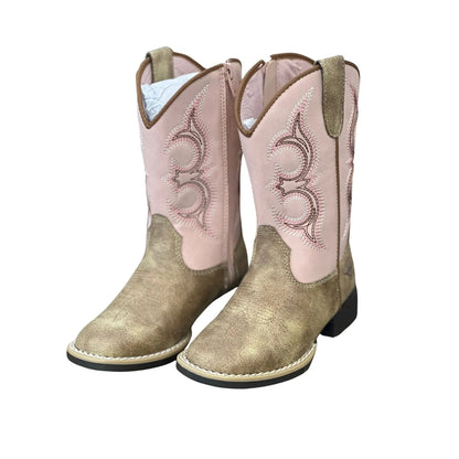 Twister Girl's Posy Light Pink Western Cowboy Boot