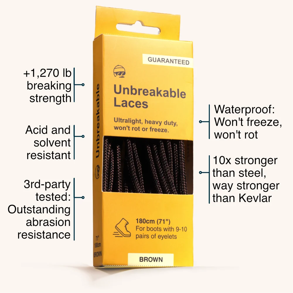 Adventure Andy Unbreakable Laces