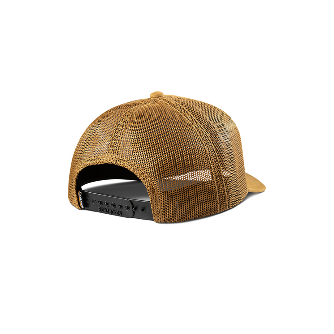 M&F Ariat Skull Patch 5 Panel Tan Cap weis-western-wear