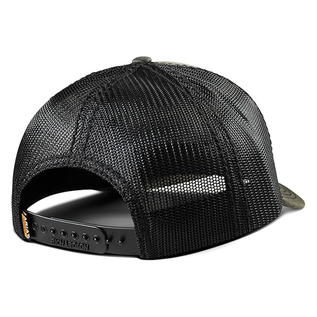 M&F Ariat Workhog Patch Snapback Cap weis-western-wear