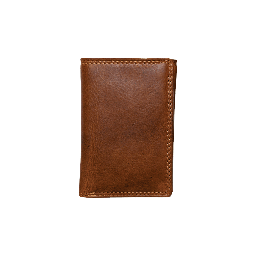 Rugged Earth Men's Trifold Brown Leather Wallet weis-western-wear