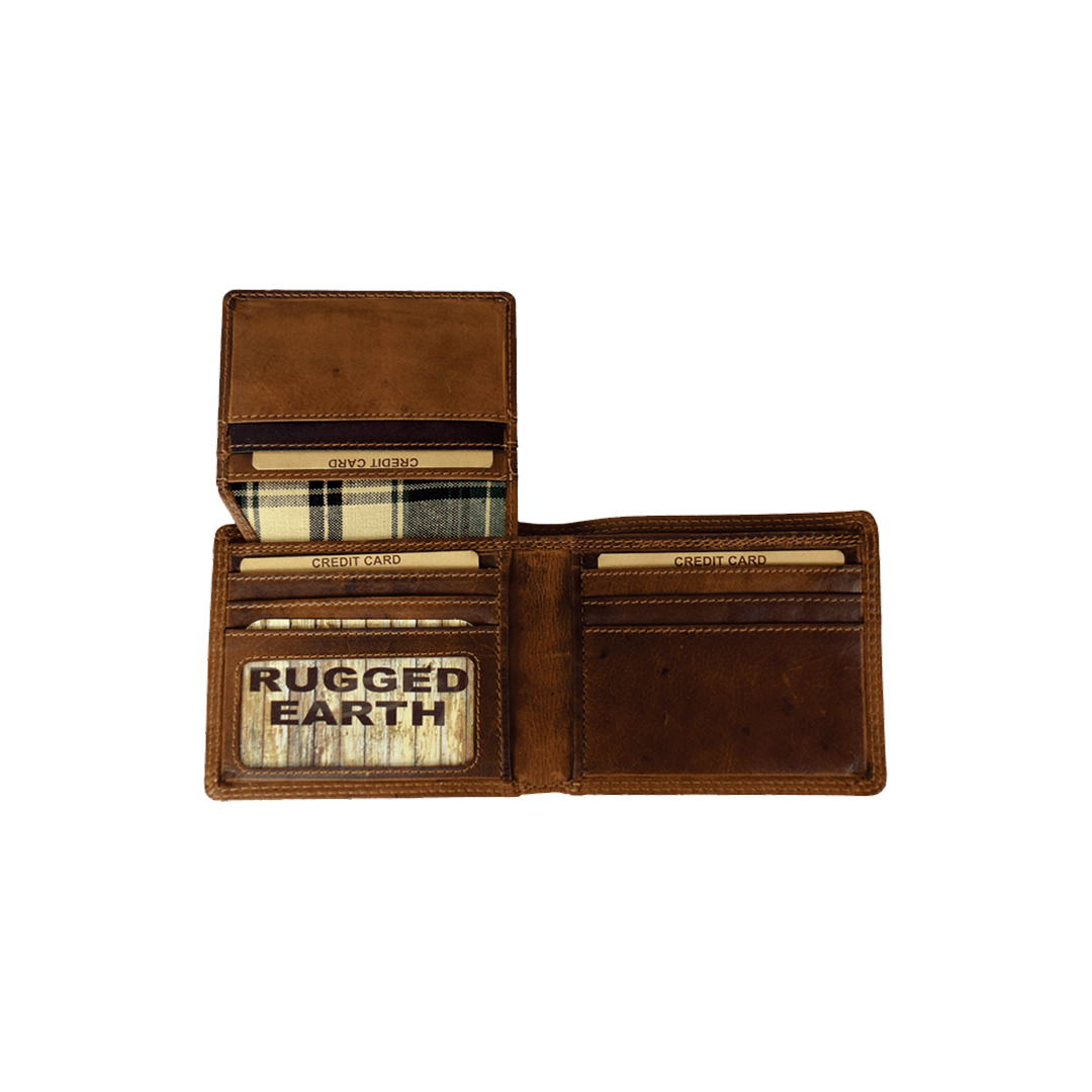Rugged Earth Bifold Leather Wallet weis-western-wear