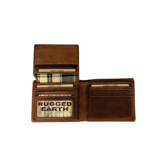 Rugged Earth Bifold Leather Wallet weis-western-wear