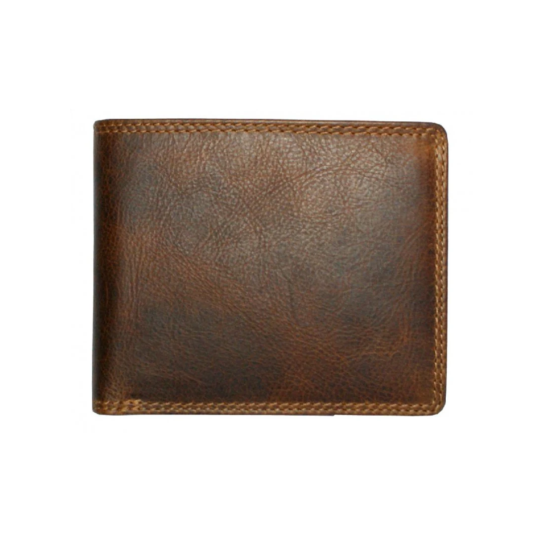 Rugged Earth Bifold Double Stitched Leather Wallet weis-western-wear